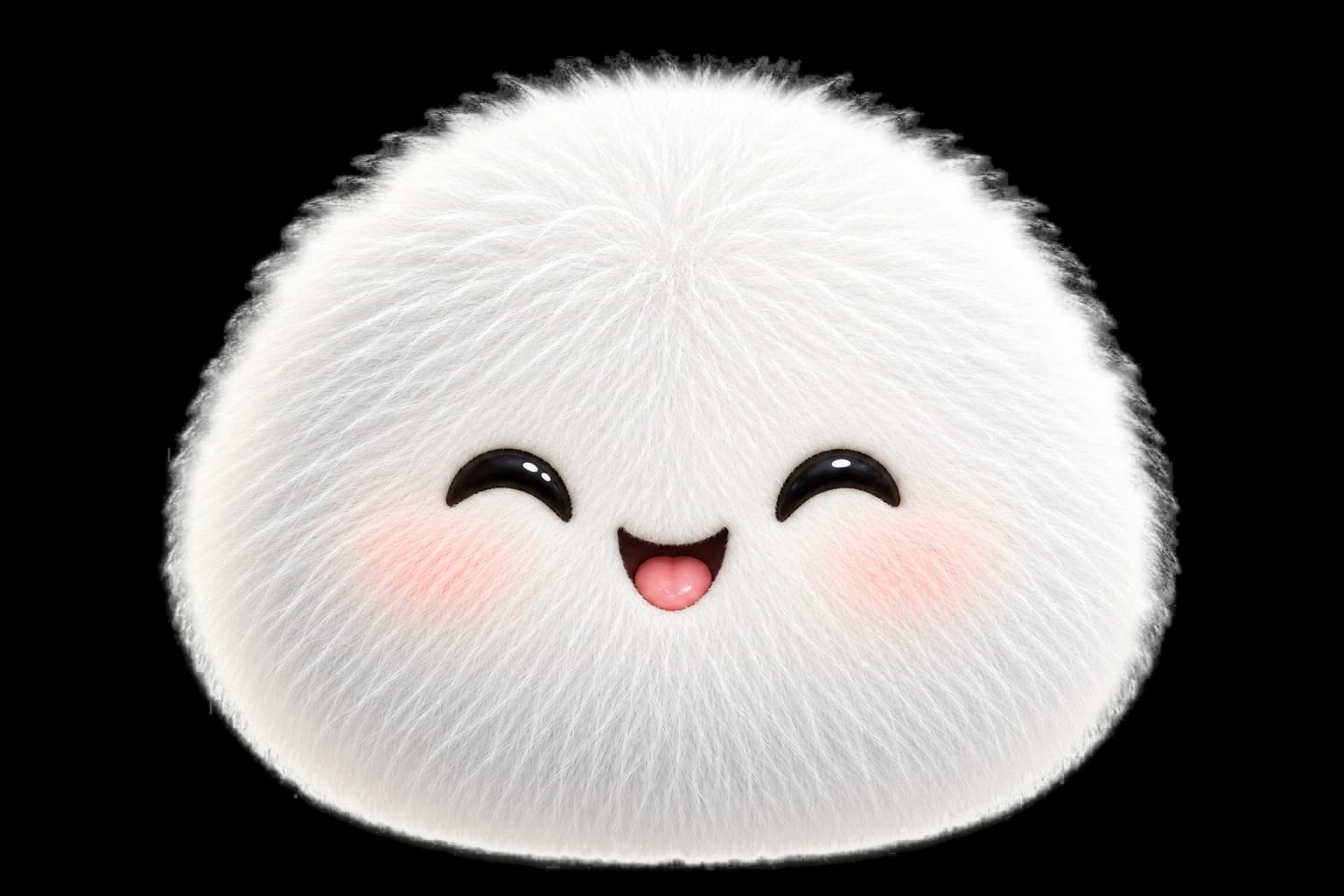 Neo, a soft, round, fluffy character